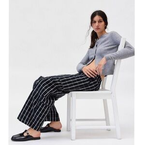 BDG Charlie Gingham Low-Rise Wide-Leg Pant